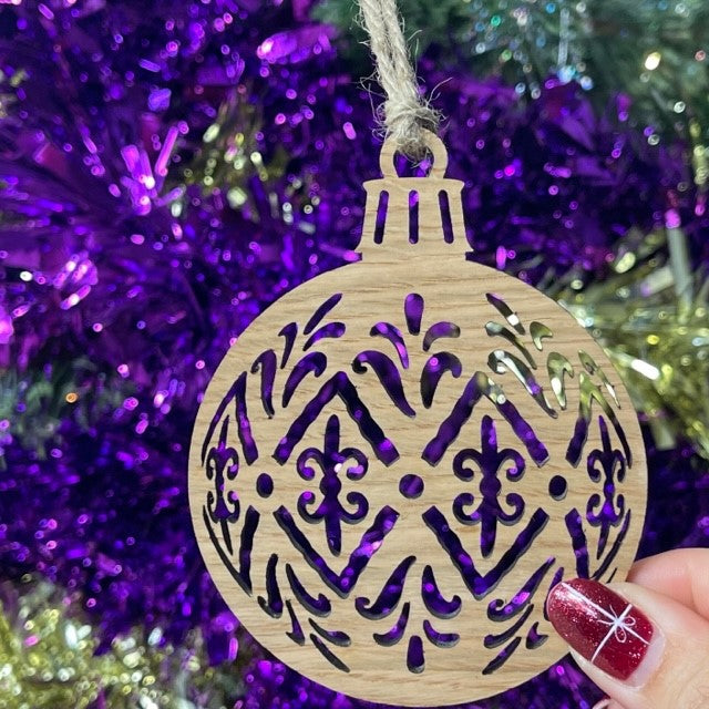 Traditional Christmas Bauble Tree Decoration