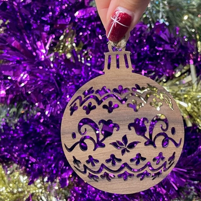 Pretty Christmas Bauble Tree Decoration