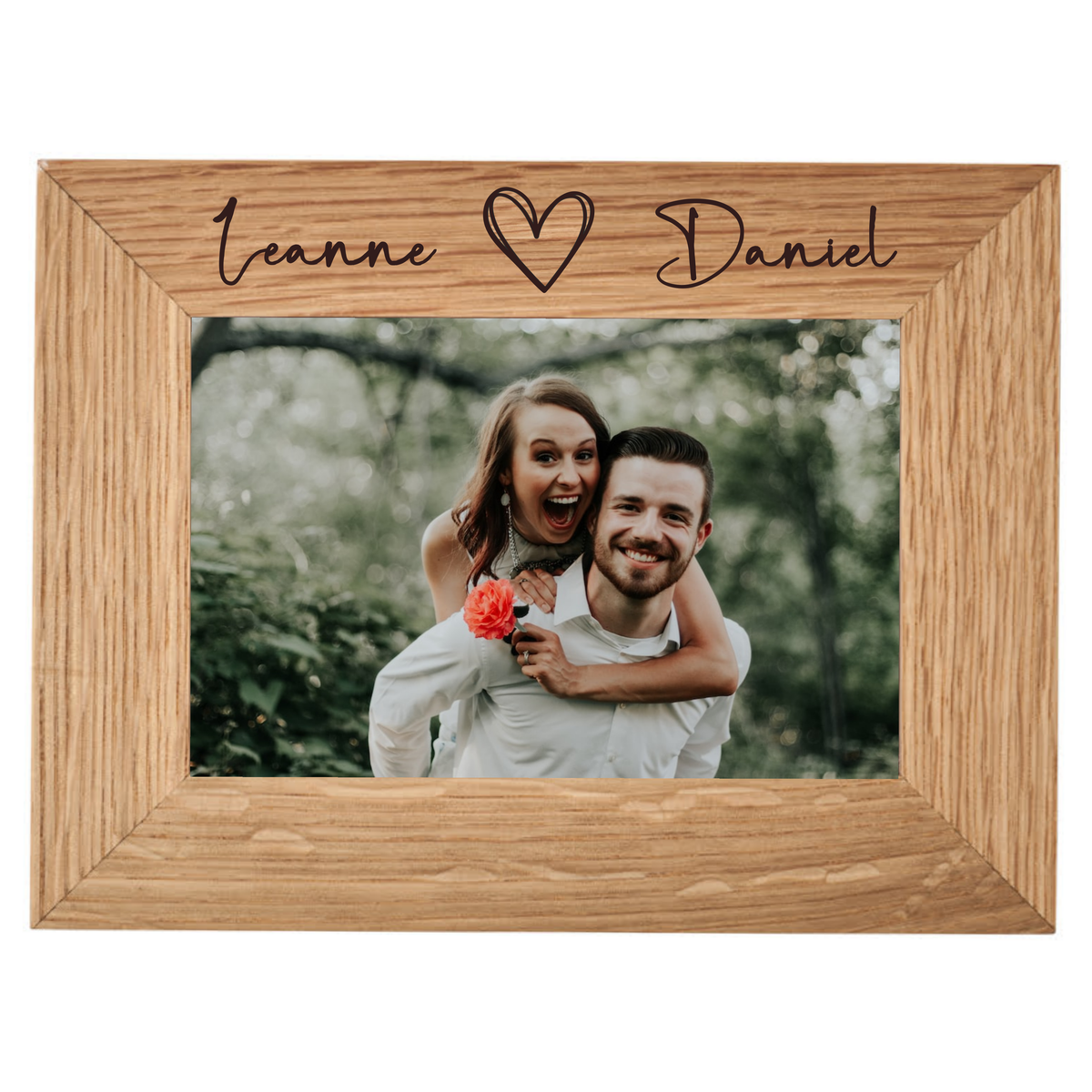 Wedding Day / Engagement Congratulations Wooden Card