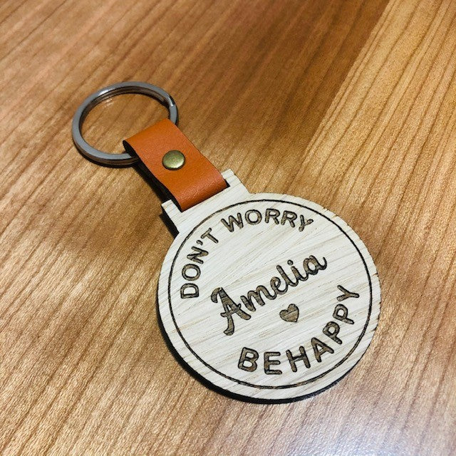 &#39;Don&#39;t Worry Be Happy&#39; Keyring