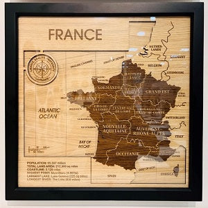 France Layered Map