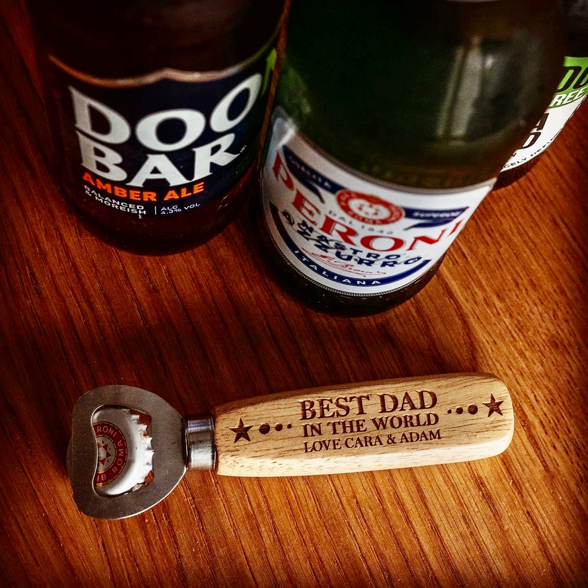 &#39;Best Dad in the World&#39; Bottle Opener