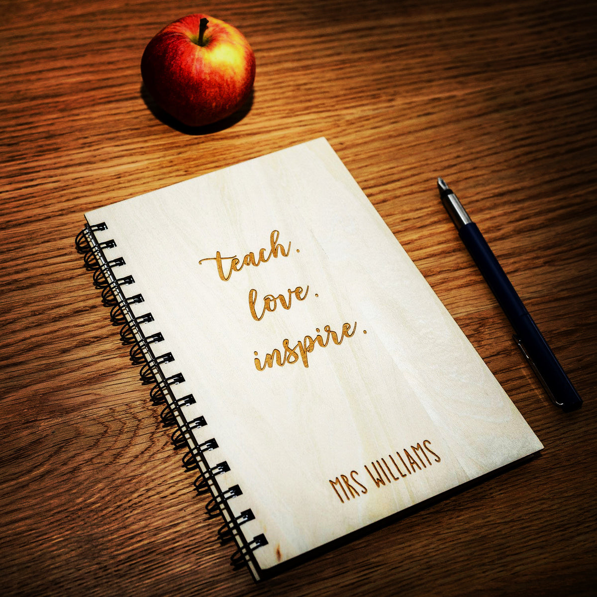 &#39;Teach.Love.Inspire.&#39; A5 Notebook