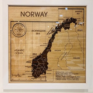 Norway Layered Map