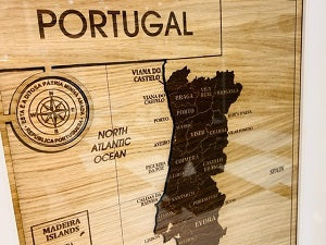 Portugal Layered Map