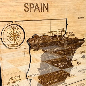 Spain Layered Map