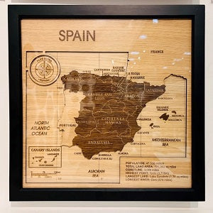 Spain Layered Map